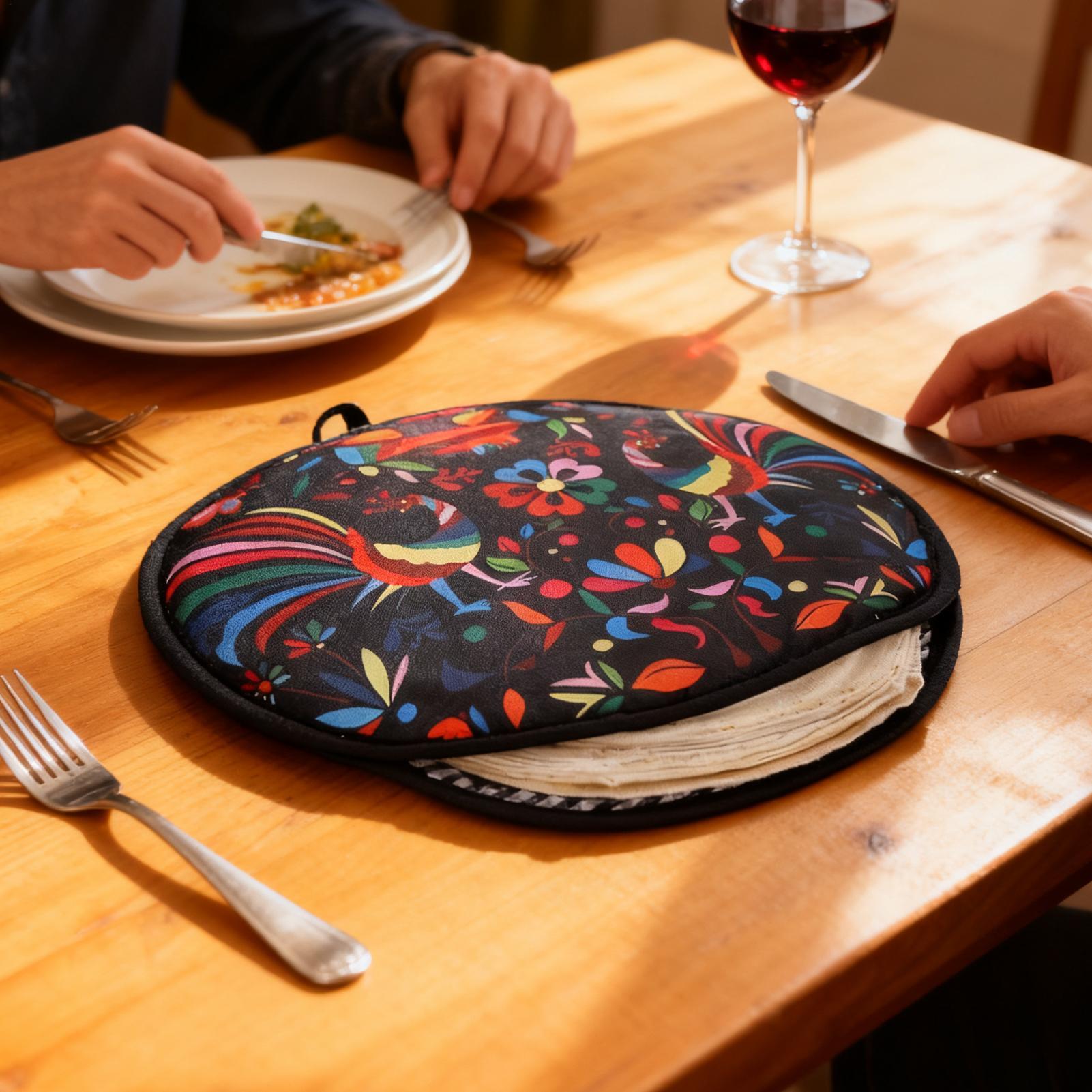Tortilla Warmer Cloth - Sac en tissu 30cm pour Burrito,