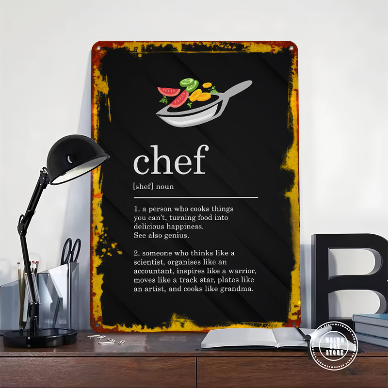 Affiche en métal personnalisée - Home Cooking Definition avis et prix