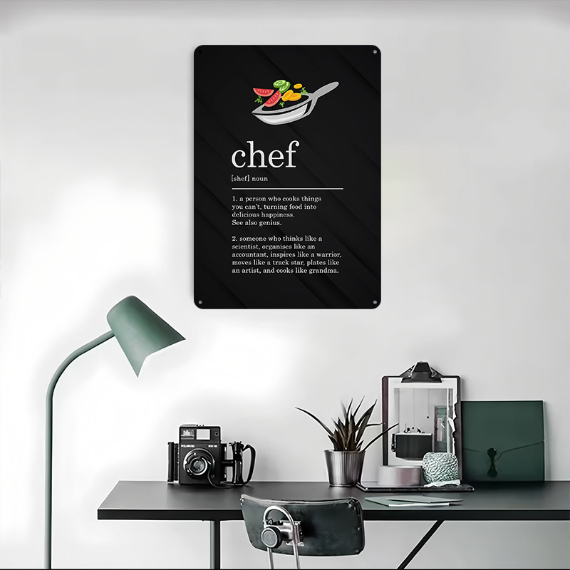 Affiche en métal personnalisée - Home Cooking Definition avis et prix