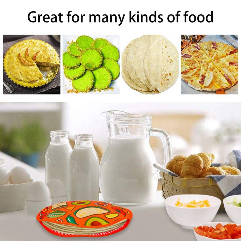 ABJI-2Pcs Sac en tissu de 12 p - Tortilla Warmer Cloth avis et prix